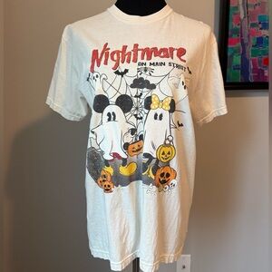 Nightmare on Main Street White Graphic Tee
